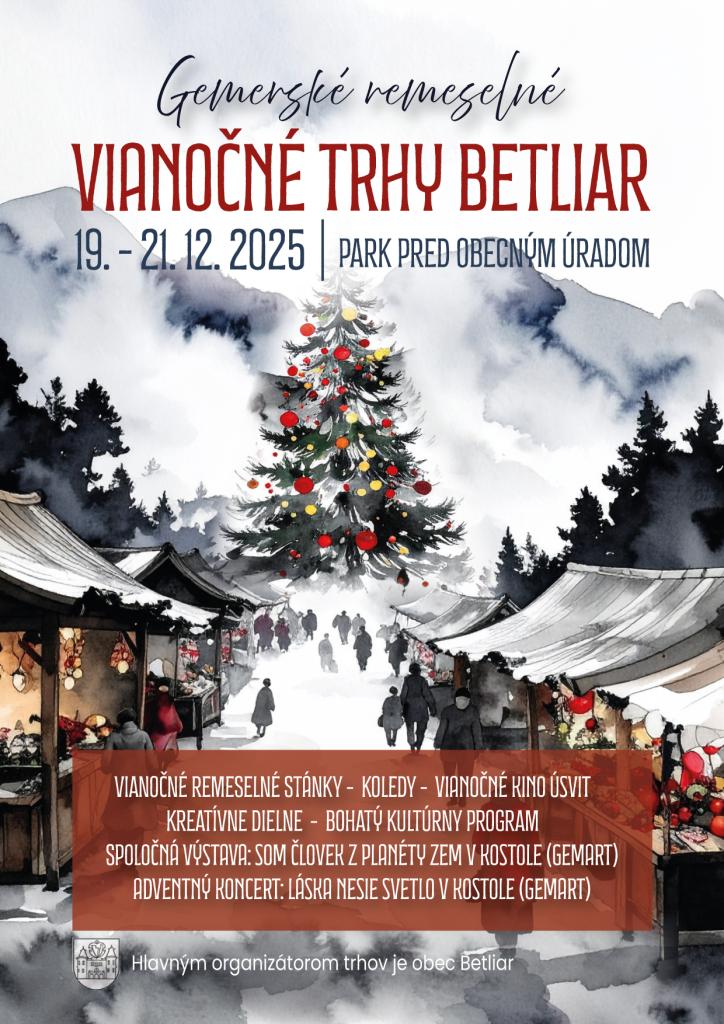 Vianočné trhy v&nbsp;Betliari